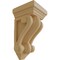 Ekena Millwork 2 1/4"W x 2 1/4"D x 4 1/4"H Devon Traditional Wood Corbel, Maple CORW02X02X04DEMA - alternate 1